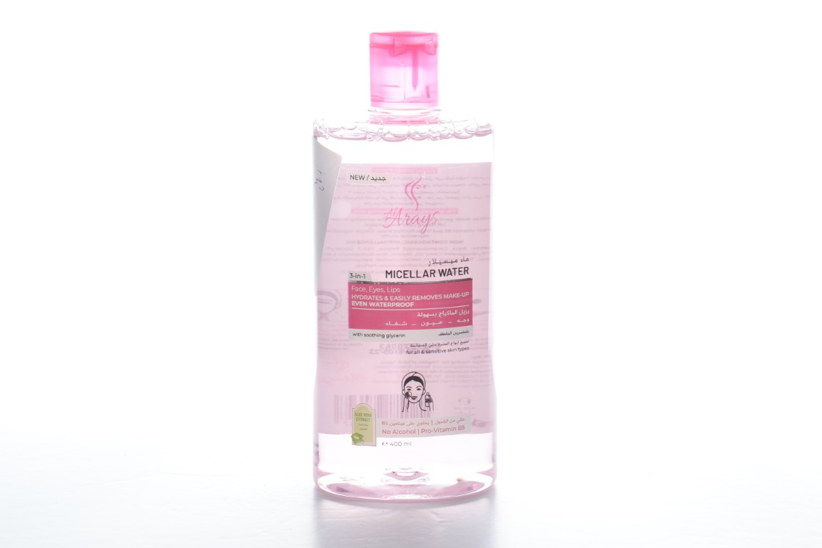 Arayes micellar water for all skin types 400 ml