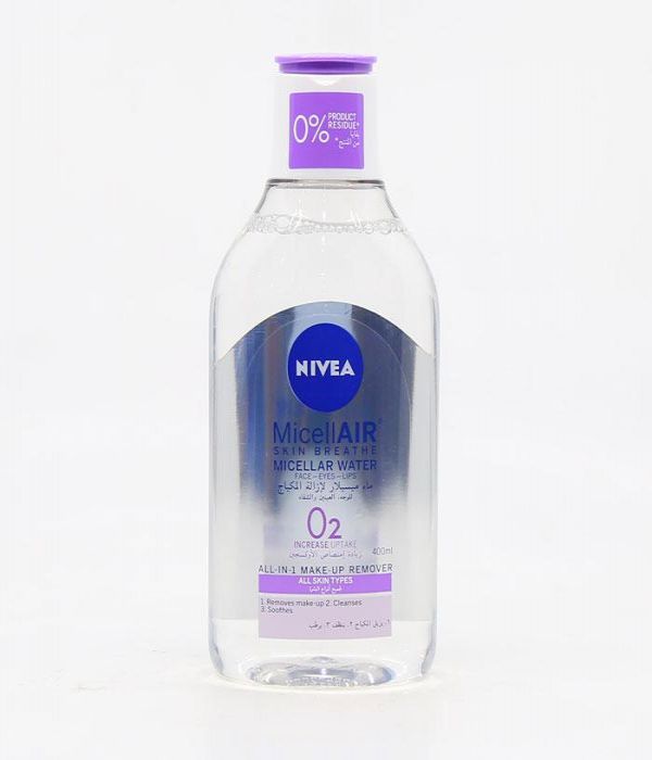 Nivea micellar water makeup remover 02 for all skin types 400ml