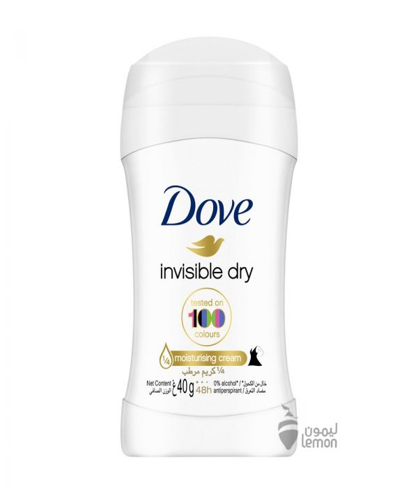Dove deodorant stick invisible dry for women 40 gm