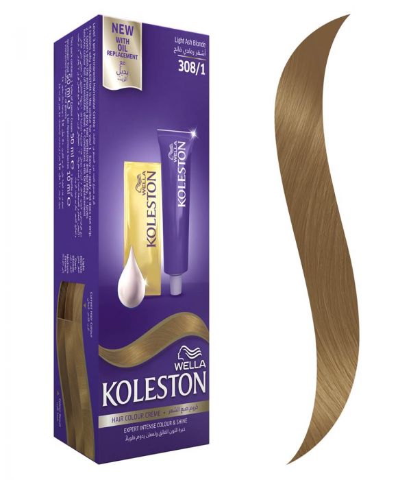 Koleston Hair Color Light Ash Blonde + Developer 308/1