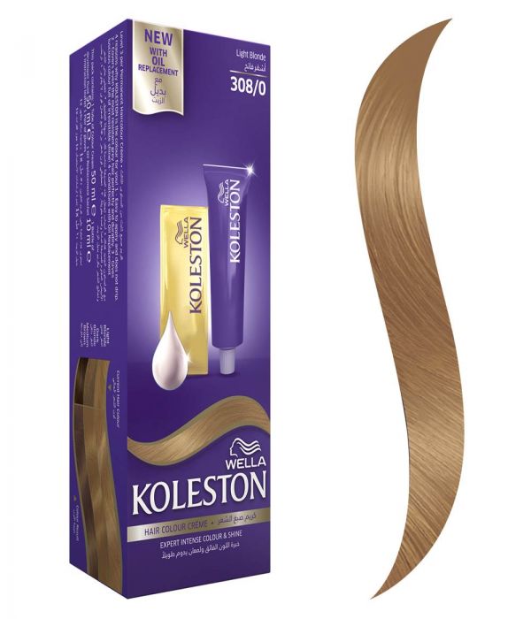 Koleston Hair Color Light Blonde + Developer 308/0