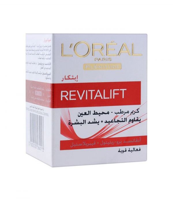 L'Oreal L'Oreal Paris Revitalift Eye Contour Moisturizing Cream For Women 15ml