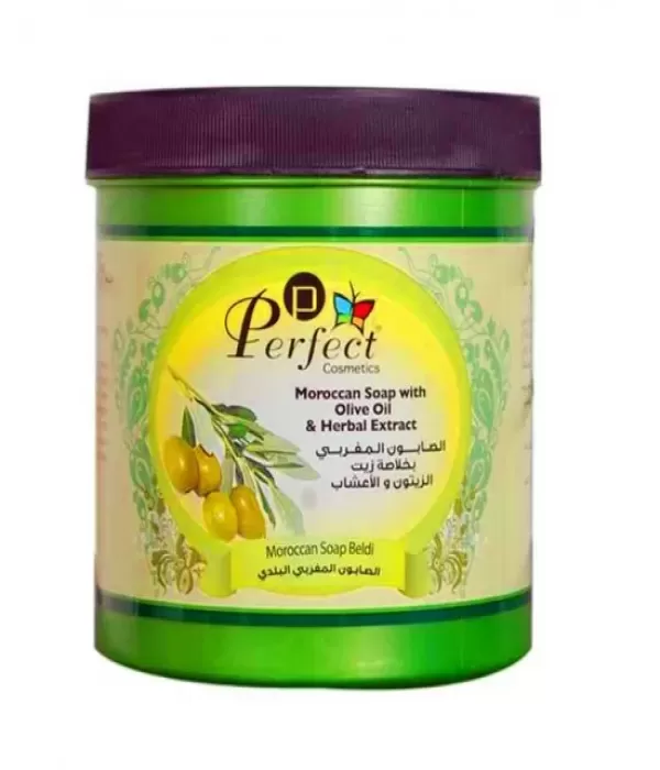 Perfect pure Moroccan soap with olive oil and herbs extracts 1000 ml