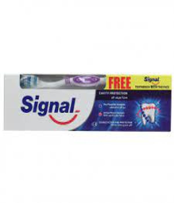 Signal Toothpaste 100 ml + Medium Toothbrush