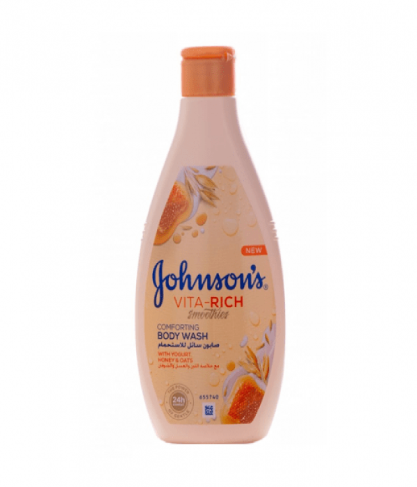 Johnson's Vita-Rich Body Wash with Milk, Honey and Oats - 400ml