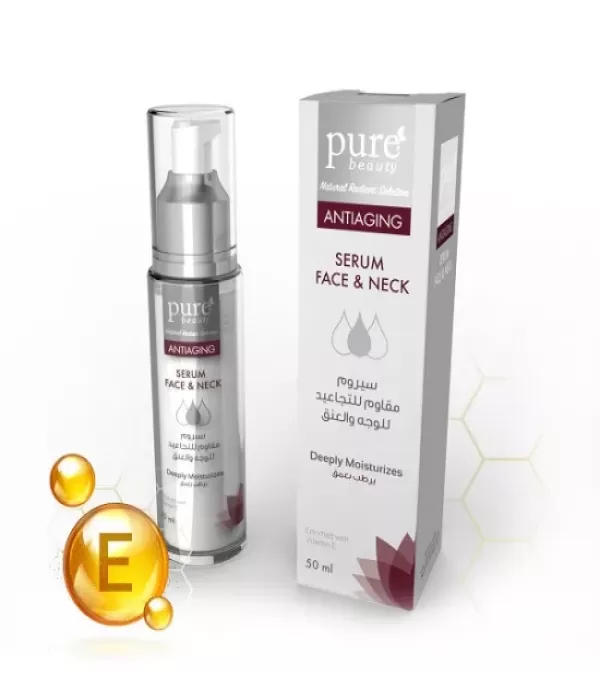 pure beauty anti wrinkle face and neck lifting serum 50 ml