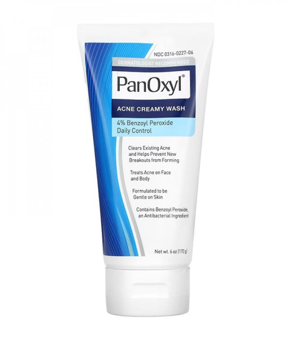 Acne Cream Wash Benzoyl Peroxide 4% Panoxyl 170g