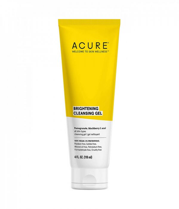 Acure skin lightening cleansing gel 118 ml